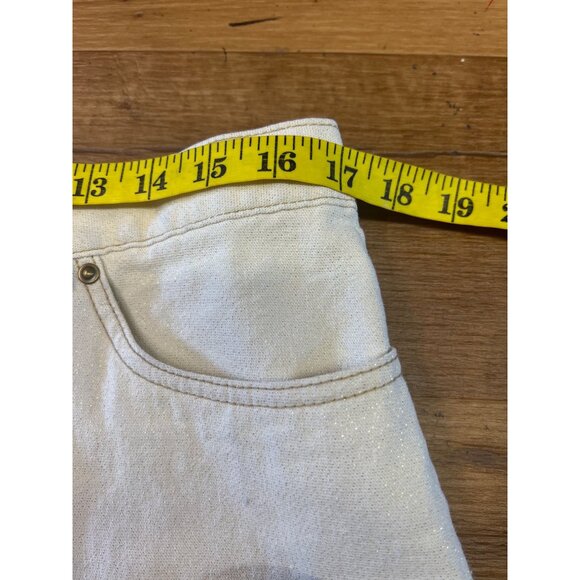 Ruby Rd Womens Gold Sequin Long Sleeve Top & Pants Set Cotton/Spandex XL / 14 - Picture 14 of 14